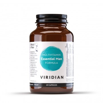 Maisto papildas VYRAMS „Multivitamin Essential Man Formula“, Viridian, 60 kaps.