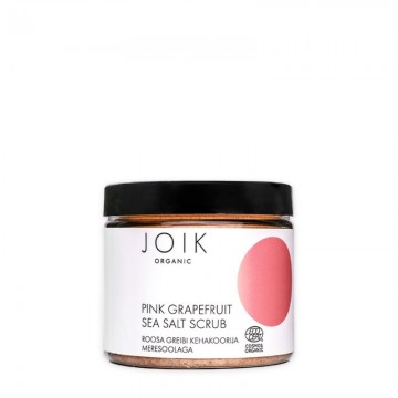 Rožinių greipfrutų jūros druskos šveitiklis kūnui „Pink Grapefruit Sea Salt Scrub”, JOIK