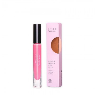 Drėkinantis, maitinantis lūpų blizgis/aliejus pastelinės rožinės spalvos „ Colour, Gloss & Care Lip Oil”