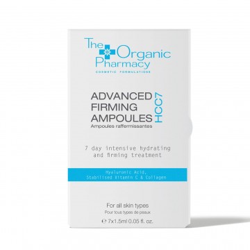 „Advanced Firming Ampoules“ stangrinamosios ampulės veidui, The Organic Pharmacy