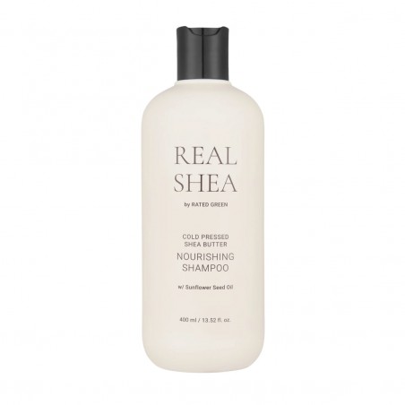 RATED GREEN Maitinamasis šampūnas „Cold Pressed Shea Butter Nourishing Shampoo“