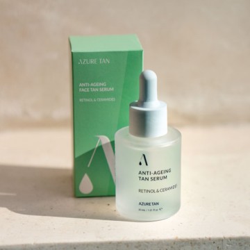 Azure Tan “Anti-Aging Tan Serum” Anti-aging retinolio serumas su savaiminio įdegio efektu